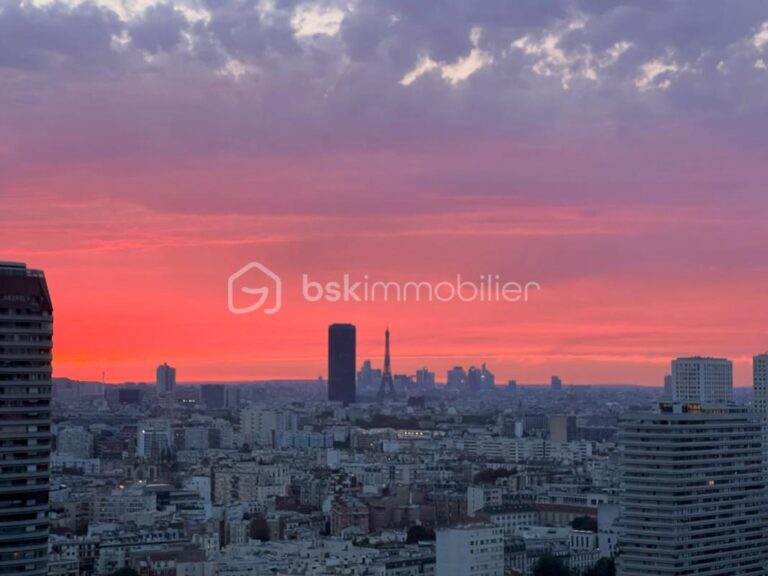 Appartement lumineux de 92 m² avec vue Tour Eiffel – 13ᵉ arrondissement – 4 pièces – 1 chambre – 92 m²
