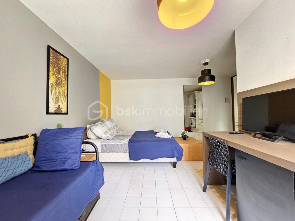 Appartement 25 m2 plage et piscine – 1 pièce – 1 chambre – 20 m²