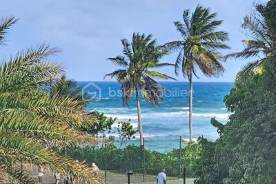 Studio Anse des Rochers vue mer et piscine – 1 pièce – 1 chambre – 33 m²