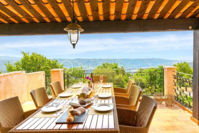 Villa provençale avec vue mer et collines panoramique – Gattières – 6 pièces – 4 chambres – 187 m²