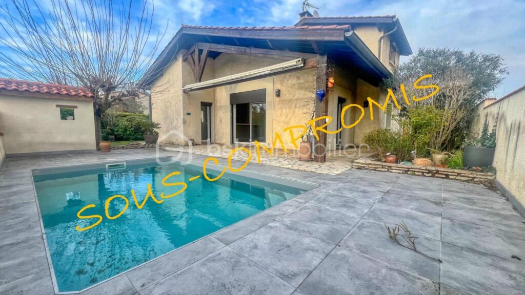 MAISON INDIVIDUELLE – PISCINE – TOURNEFEUILLE – CALME – 137m2 – DOUBLE VITRAGE – PROCHE AIRBUS- ROCADE ARC-EN-CIEL – 5 pièces – 3 chambres – 137 m²