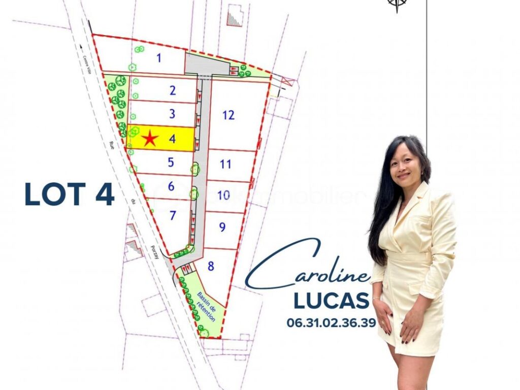 Terrain à bâtir de 546m2 – NR pièces – NR chambres – 546 m²