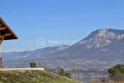 Terrain 490 m² – Le Bourget du Lac – Vue sur le lac du Bourget et Belledonne – NR pièces – NR chambres – 490 m²