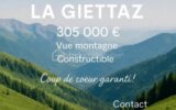 Beau terrain en montagne à La Giettaz, au cœur des Aravis – NR pièces – NR chambres – 1220 m²
