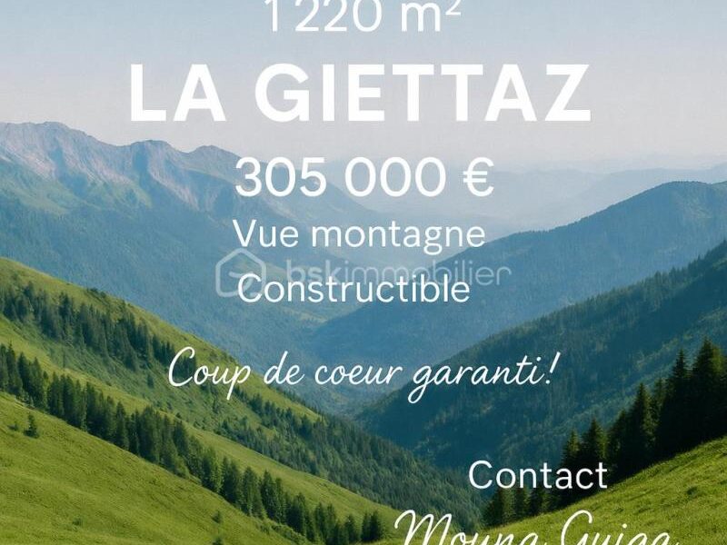 Terrain à vendre à La giettaz