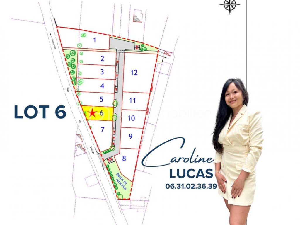 Terrain à bâtir de 418m2 – NR pièces – NR chambres – 418 m²