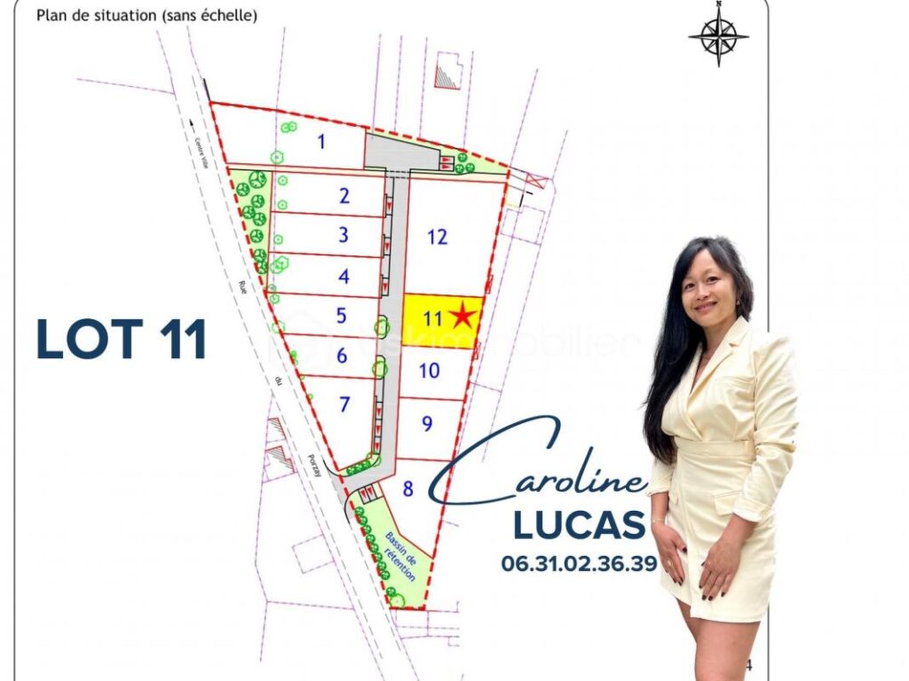 Terrain à bâtir de 478m2 – NR pièces – NR chambres – 478 m²