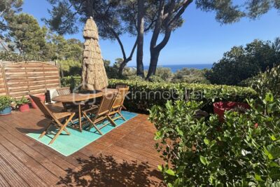 Appartement 3P – Résidence Les Hauts-de-Vaugreniers – Vue mer & terrasse, parking et cave – 3 pièces – 2 chambres – 80 m²