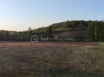 VENDS BEAU TERRAIN DE 2478 M2 AU CALME PROCHE MONCLAR DE QUERCY – NR pièces – NR chambres – 2478 m²