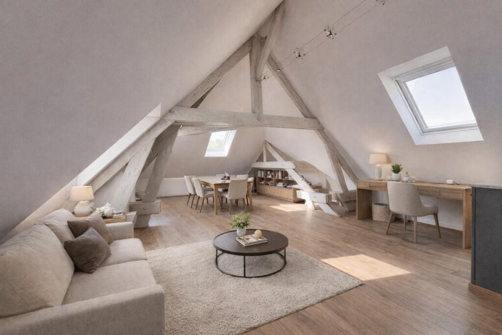 Investisseur – Dernier étage grand T3 Chantenay Ste Anne – 3 pièces – 2 chambres – 60 m²