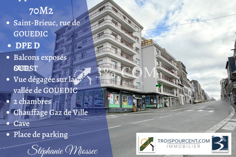 Appartement à vendre à Saint brieuc
