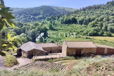 Propriété en pierre de 195m2 habitables et toutes ses dépend – 8 pièces – 5 chambres – 195 m²