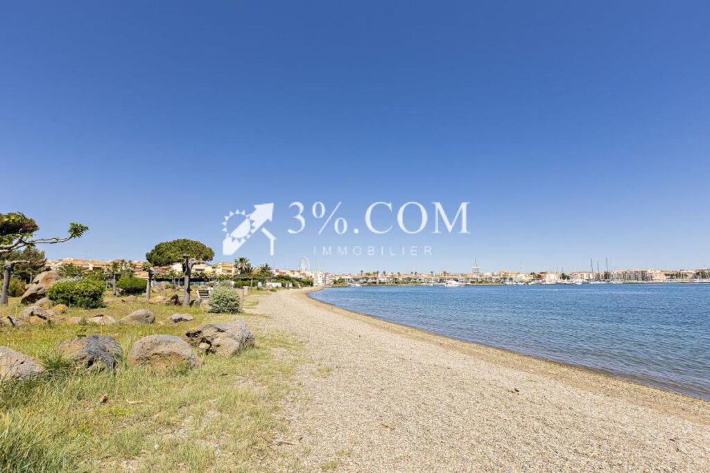 APPARTEMENT SUR I’ILE PRIVEE DES MARINAS – 2 pièces – 1 chambre – 30 m²