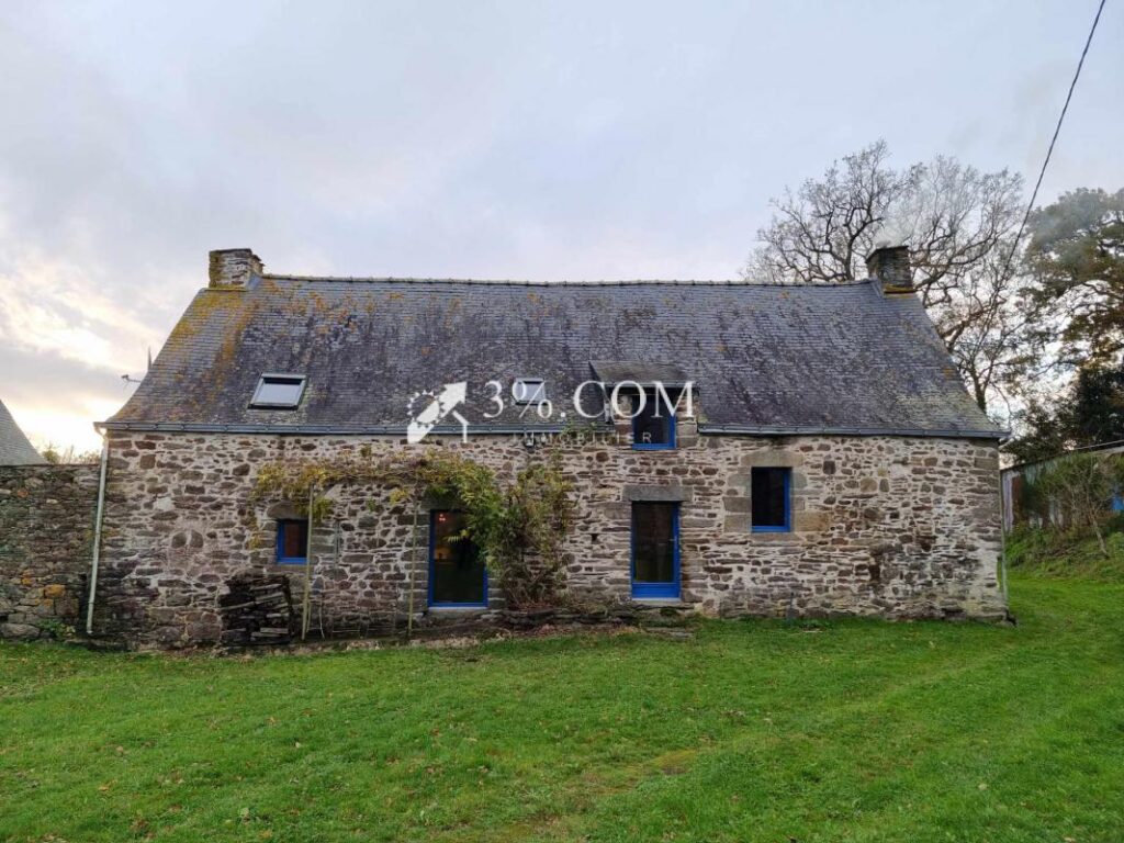 Jolie maison en pierres avec petite dépendance – 5 pièces – 3 chambres – 107 m²