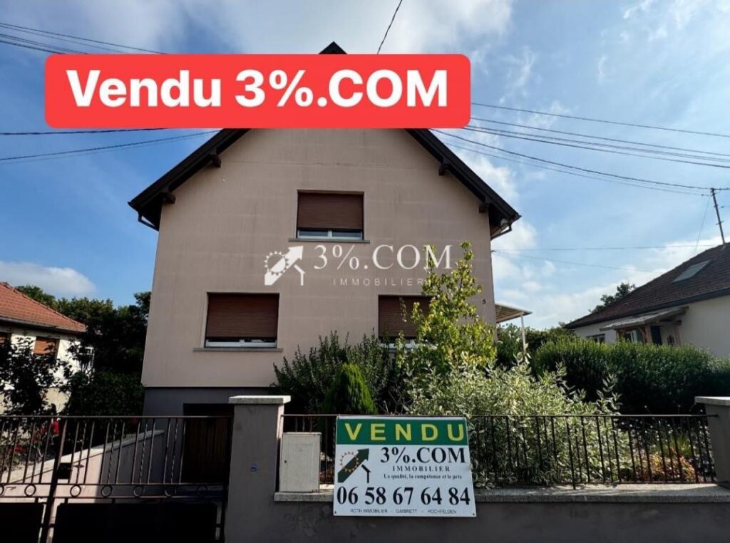 3%COM Jolie maison avec 4 chambres, véranda et jardin – 6 pièces – 4 chambres – 125 m²