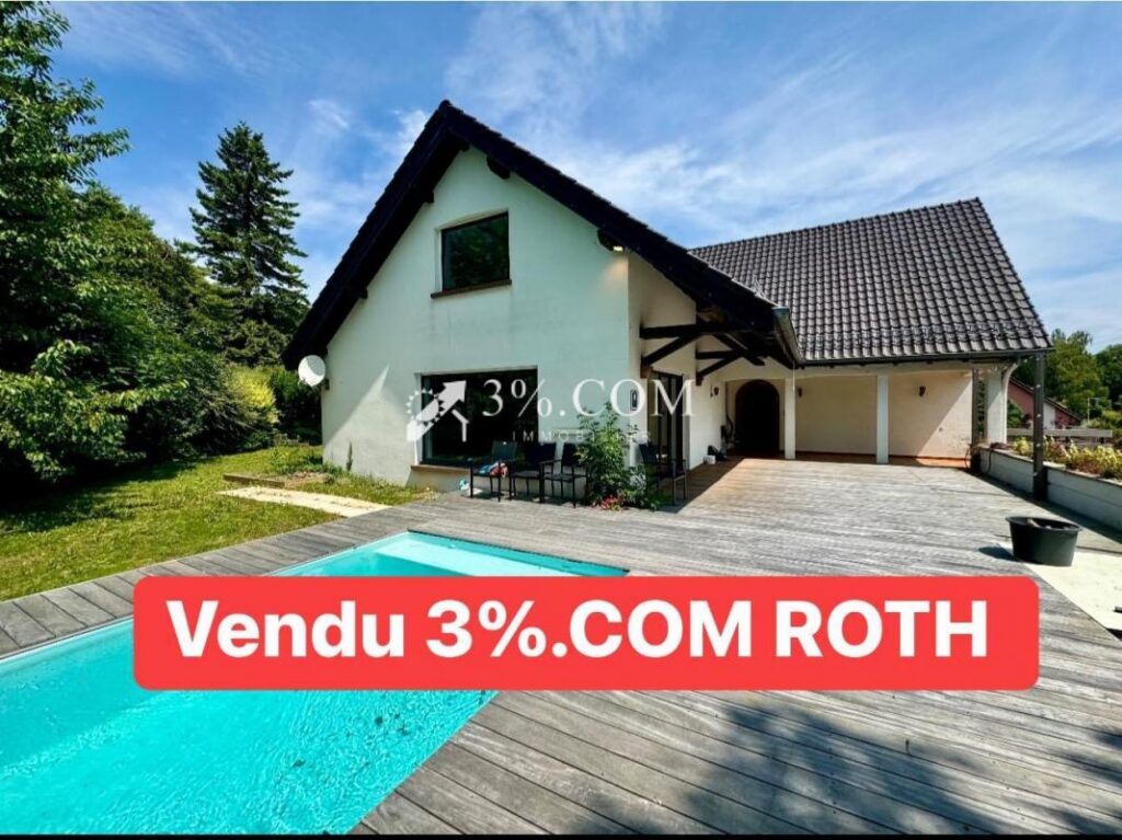 3%COM Belle propriété avec piscine et sauna sur terrain de – 5 pièces – 4 chambres – 240 m²