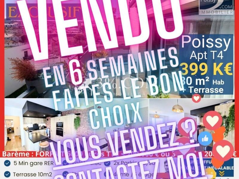 Appartement à vendre à Poissy