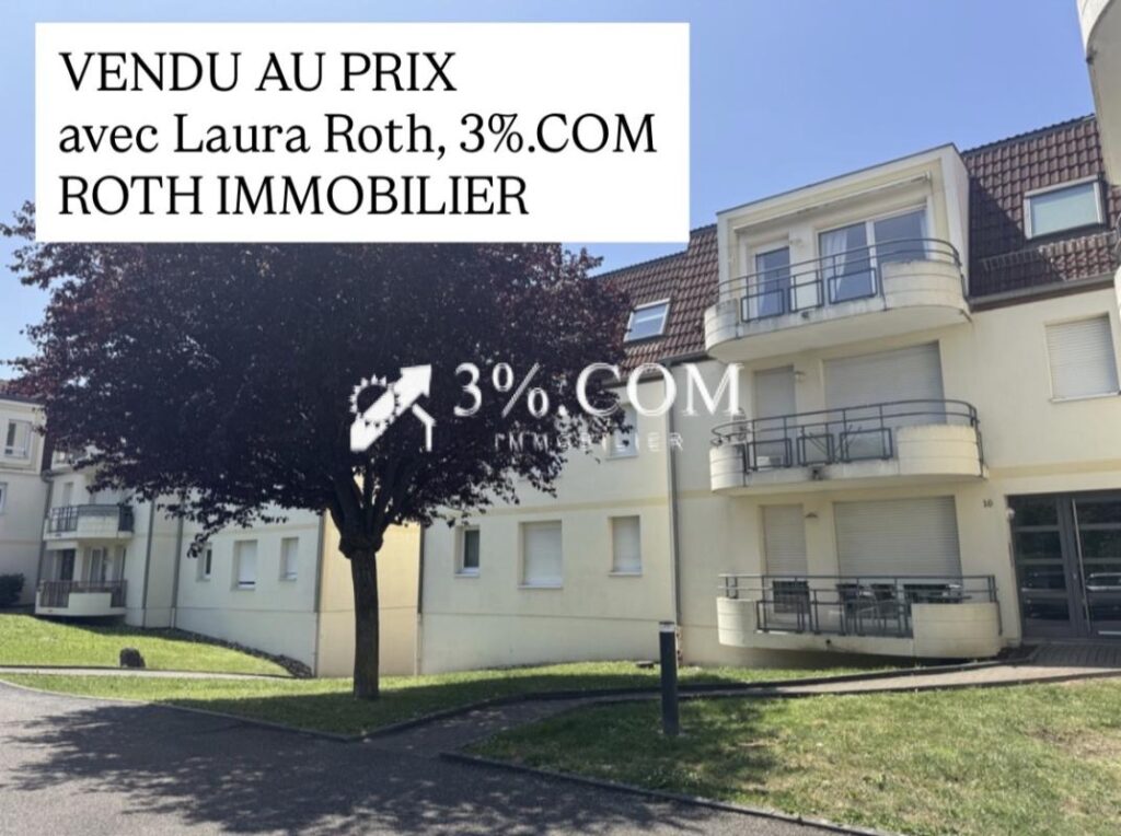 3%.COM – Joli F2 au calme avec balcon, cave et garage – 2 pièces – 1 chambre – 41 m²