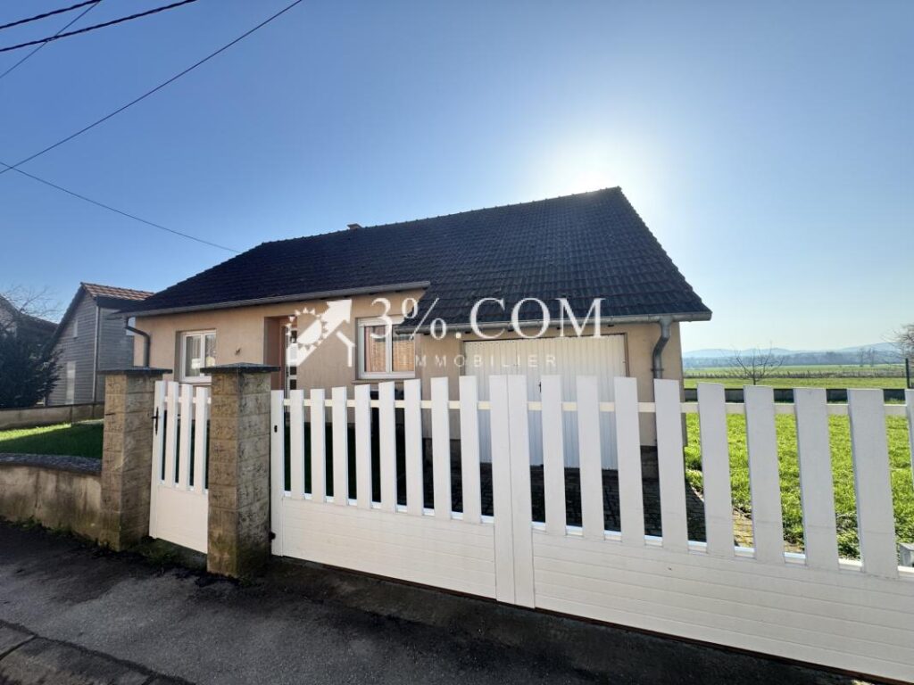 Maison plain pied 83m2 avec 2 chambres à rafraîchir sur 4 – 3 pièces – 2 chambres – 83 m²