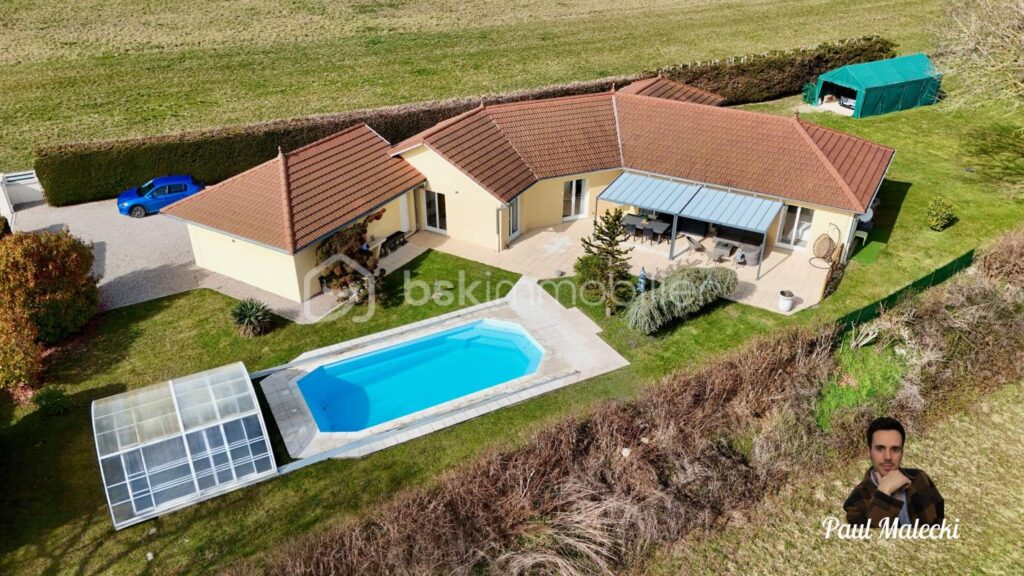 Villa plain-pied / Calme & Vue Chartreuse / Gare TER – 5 pièces – 4 chambres – 180 m²