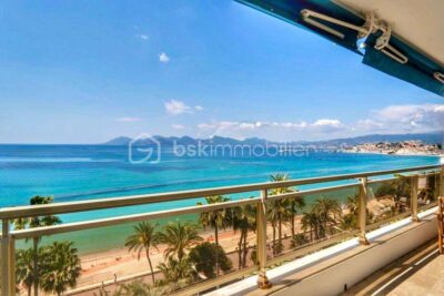 CANNES CROISETTE – APPARTEMENT 3 PIECES 89M² – VUE MER PANORAMIQUE – ÉTAGE ÉLEVÉ – 3 pièces – 2 chambres – 89 m²