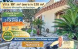 🏡 Opportunité rare à Lattes – Villa 191 m² avec plus de 30 % de décote immédiate (Viager sans rente) – 5 pièces – 3 chambres – 191 m²