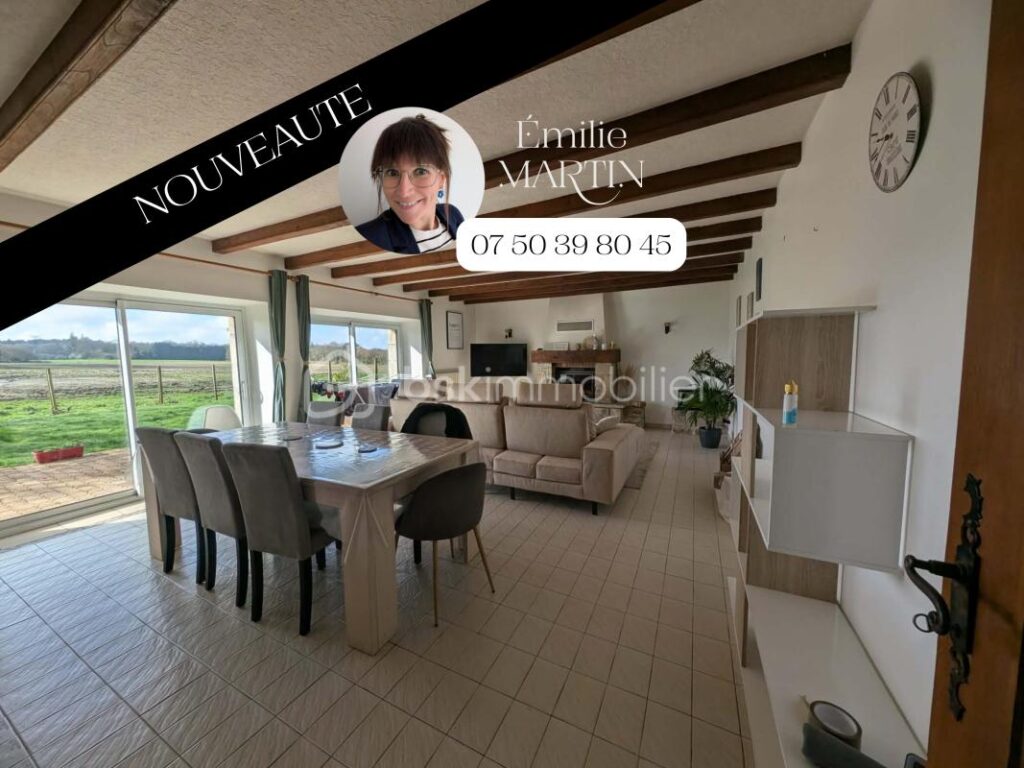 Maison de campagne – 6 pièces – 4 chambres – 143 m²