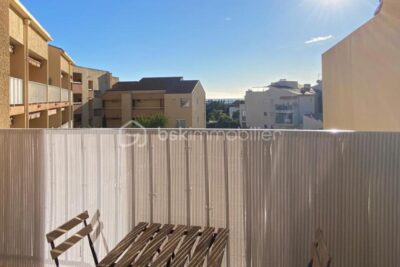 Appartement proche centre ville avec vue mer – 2 pièces – 1 chambre – 25 m²