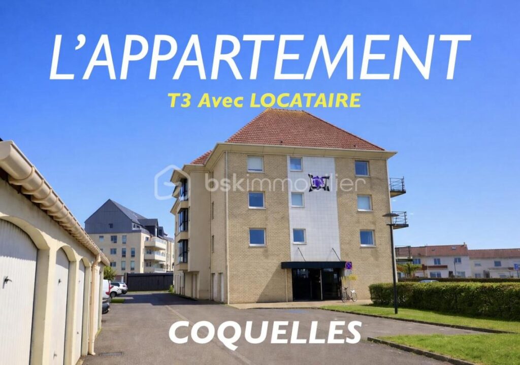 LA BELLE VIE…EN APPARTEMENT T3 à COQUELLES ! – 3 pièces – 2 chambres – 82 m²