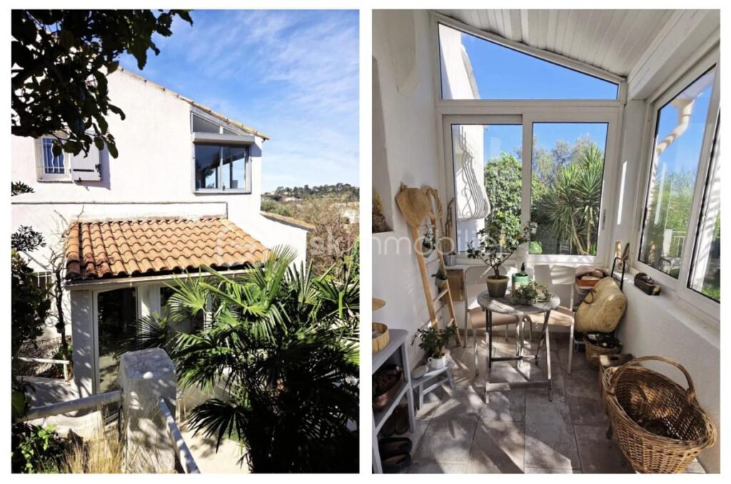 Maison de charme de 118 m2, avec vue imprenable, terrasse de 100 m² et jardin paysager en restanque – 5 pièces – 4 chambres – 118 m²