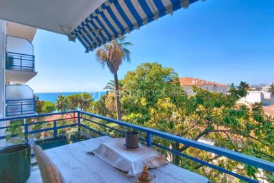 Cannes – Vue mer à 3 min des plages | Studio avec potentiel 2 pièces – 1 pièce – 1 chambre – 33 m²