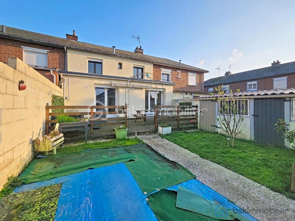 Maison 3 chambres 1 bureau jardin garage – 7 pièces – 3 chambres – 107 m²