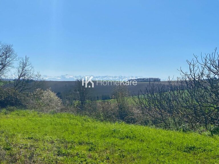A SAISIR – TERRAIN AVEC VUE SUR LES PYRENEES !!! – NR pièces – NR chambres – 974 m²