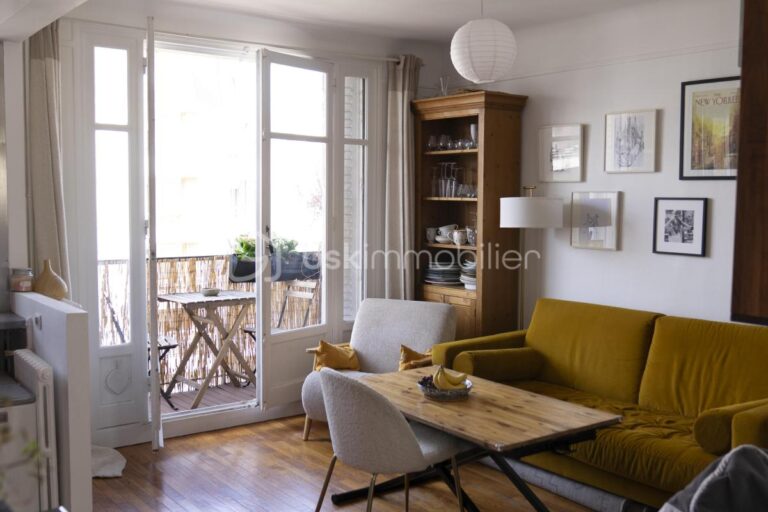 🏡 3 PIÈCES LUMINEUX & TRAVERSANT – ÉTAGE ÉLEVÉ AVEC BALCON – CHARENTON-LE-PONT – 3 pièces – 2 chambres – 50 m²