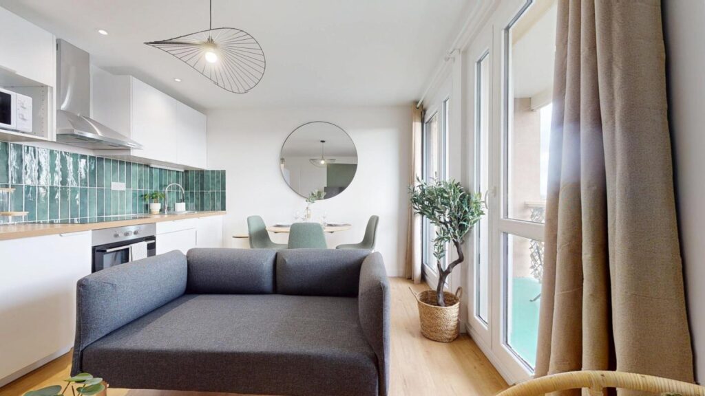 Colocation meublée équipée 3 chambres – 4 pièces – 3 chambres – 61 m²