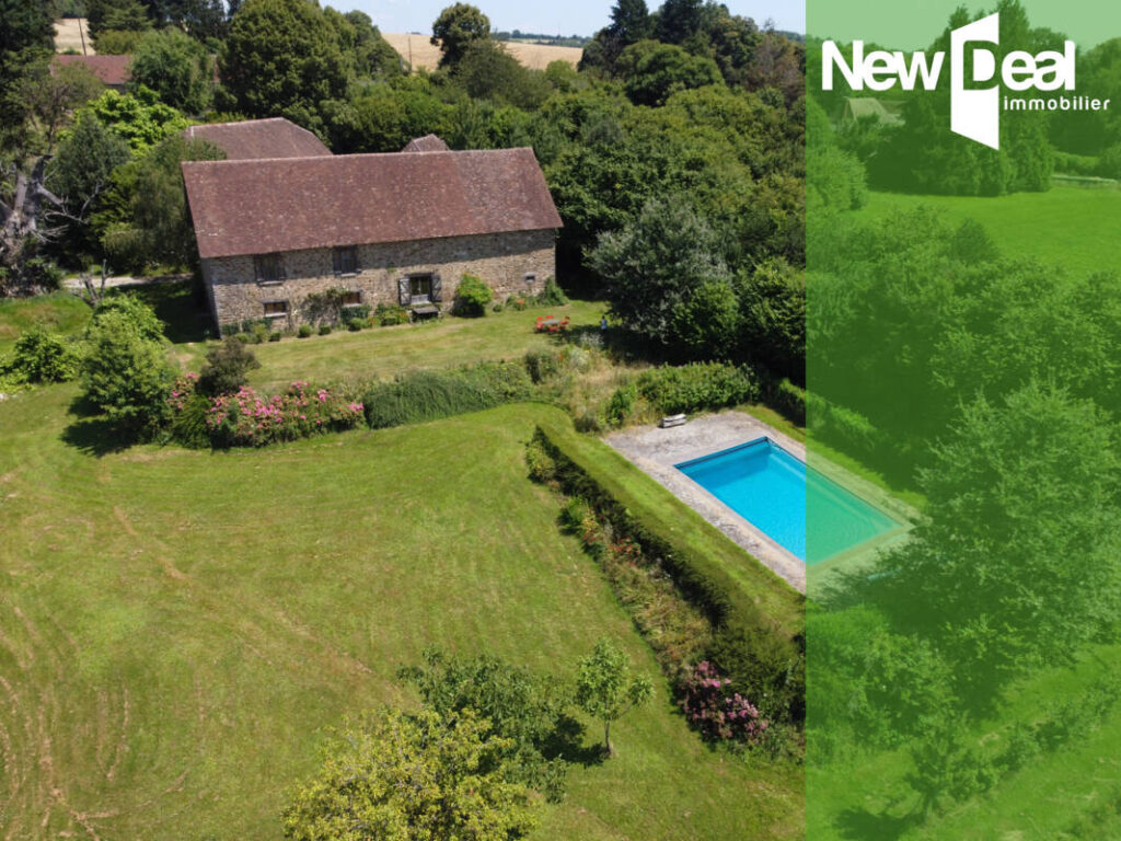 Propriété de charme 300 m² avec piscine et 1,5 ha – calme absolu – 7 pièces – 5 chambres – 300 m²