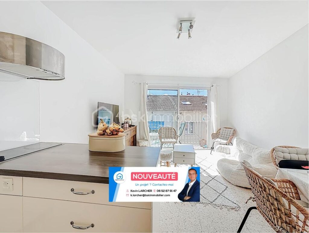 Appartement 3 pièces avec vue canal, balcon, parking et cave – Palavas-les-Flots, centre-ville – 3 pièces – 2 chambres – 42 m²