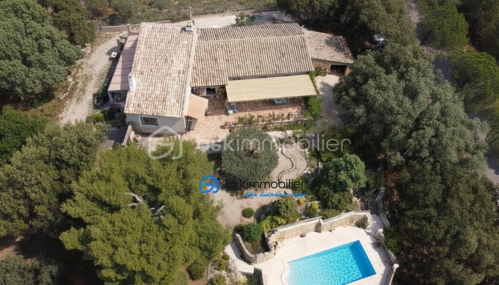 Exceptionnel ! Rare sur le secteur. Villa au cœur des Alpilles, jardin, piscine, terrain clôturé – 5 pièces – 4 chambres – 148 m²