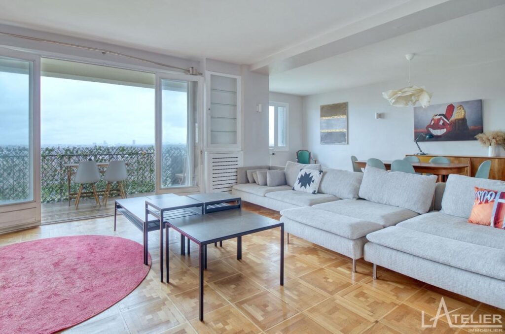Appartement familial, vue panoramique sur Paris et alentours – NR pièces – 4 chambres – 167 m²
