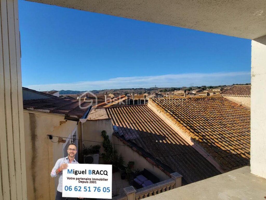 Coup de coeur ! maison F4 avec séjour cuisine de 52 m² + terrasse + parking + garage sur Lespignan 34710 – 4 pièces – 3 chambres – 107 m²