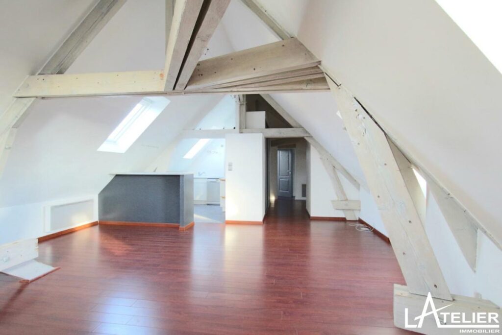 Investisseur – Dernier étage grand T3 Chantenay Ste Anne – 3 pièces – 2 chambres – 60 m²