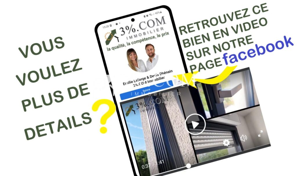 Coup de Coeur Lorgies ! – 5 pièces – 3 chambres – 146 m²