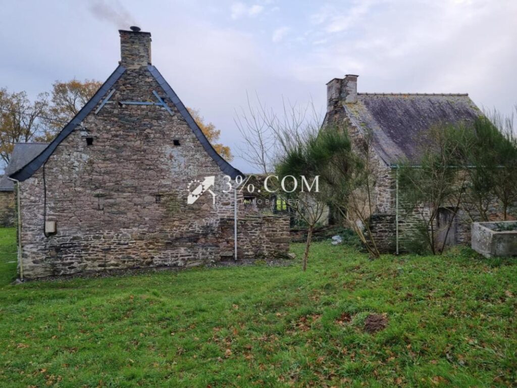 Jolie maison en pierres avec petite dépendance – 5 pièces – 3 chambres – 107 m²