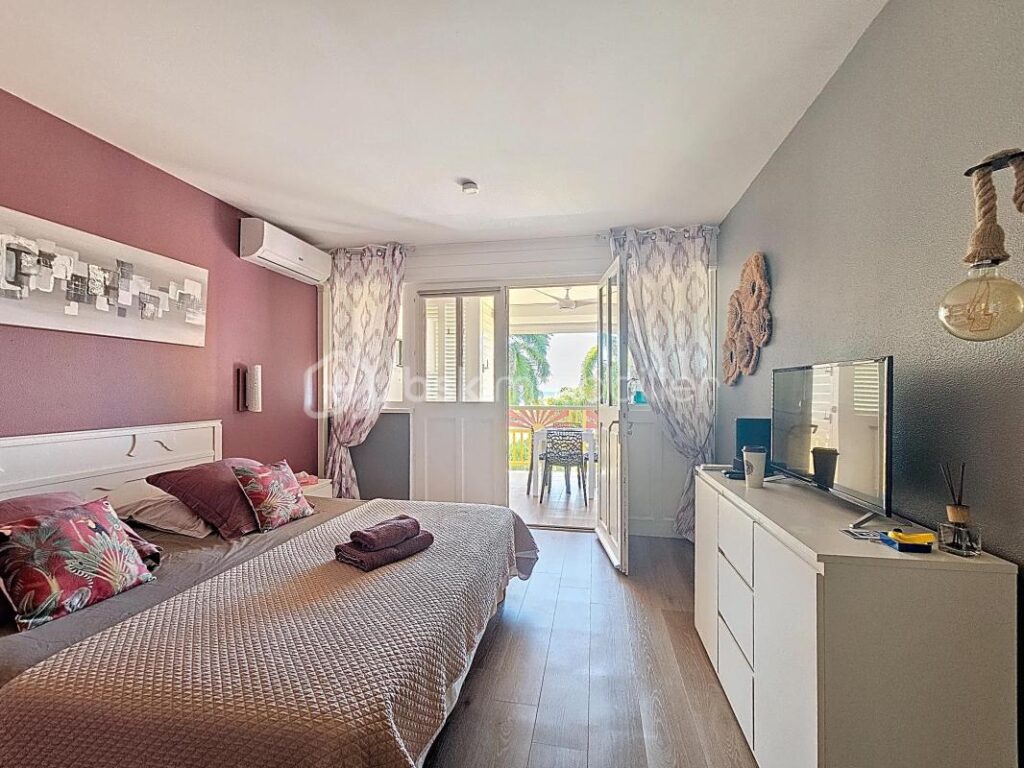 Studio Anse des Rochers vue mer – 1 pièce – 1 chambre – 20 m²