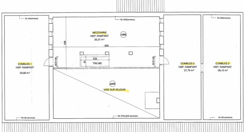 APPARTEMENT 3 pièces 183M² avec terrasse — Possibilité de redistribution ! – 3 pièces – 2 chambres – 160 m²