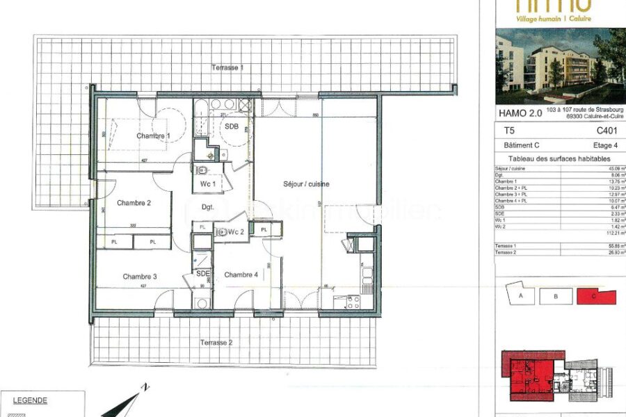Appartement à vendre à Caluire et cuire