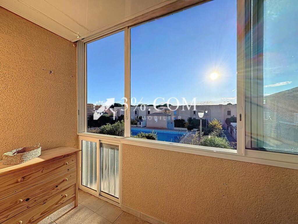 Charmant Duplex meublé 3 pièces de 37.6 m2 avec piscine & pl – 3 pièces – 2 chambres – 37 m²