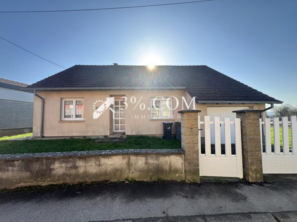 Maison plain pied 83m2 avec 2 chambres à rafraîchir sur 4 – 3 pièces – 2 chambres – 83 m²