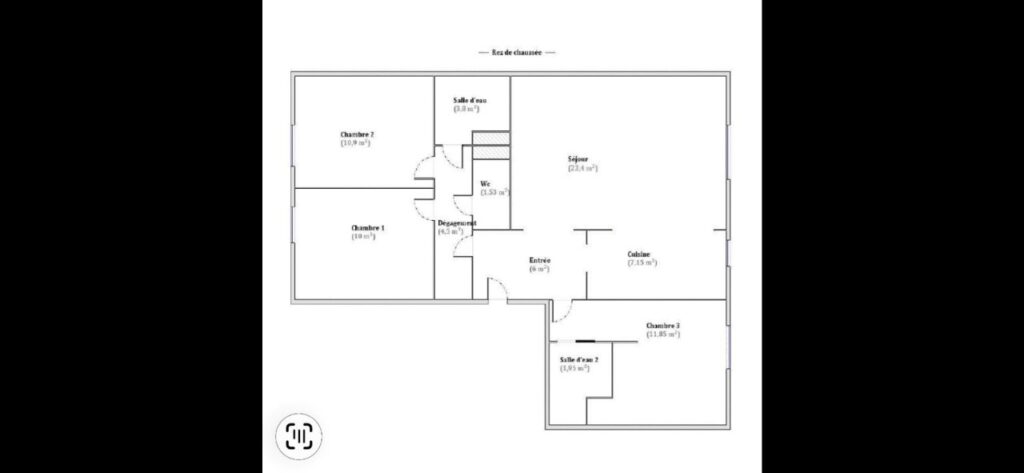 À vendre – Superbe 4 pièces de 81 m² à Nice, à deux pas de la Coulée Verte #127807; – 4 pièces – 3 chambres – 81 m²