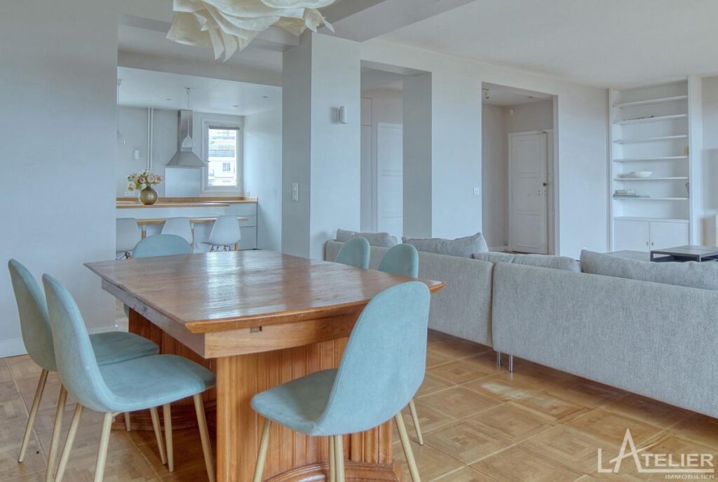 Appartement familial, vue panoramique sur Paris et alentours – NR pièces – 4 chambres – 167 m²